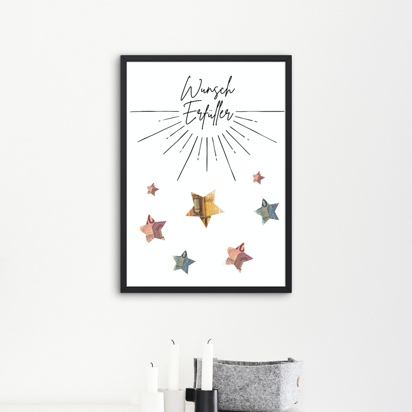 Geschenkidee Geburtstag Wunscherfüller Sterne