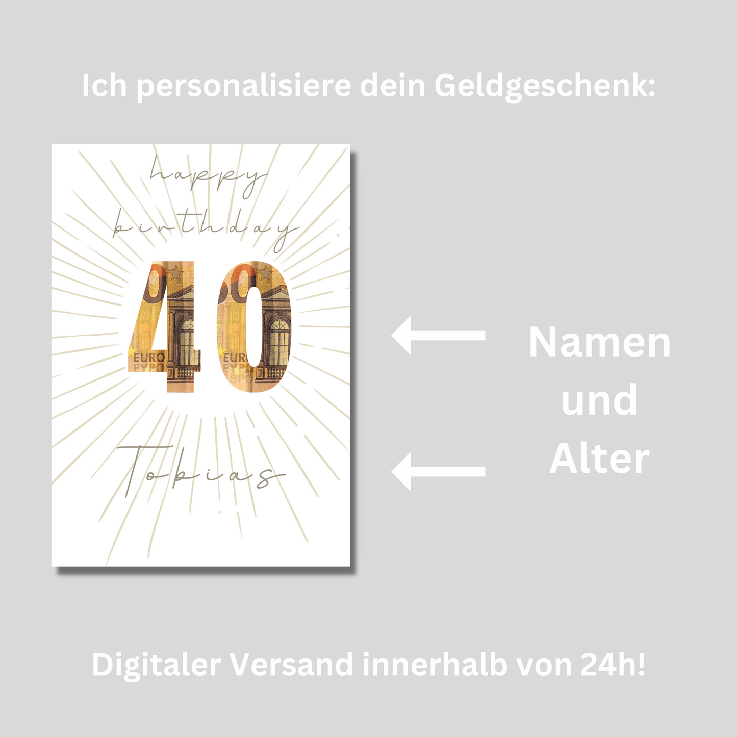 Geschenkidee Geburtstag personalisiert 20 30 40 50 60 70 80 Geschenk