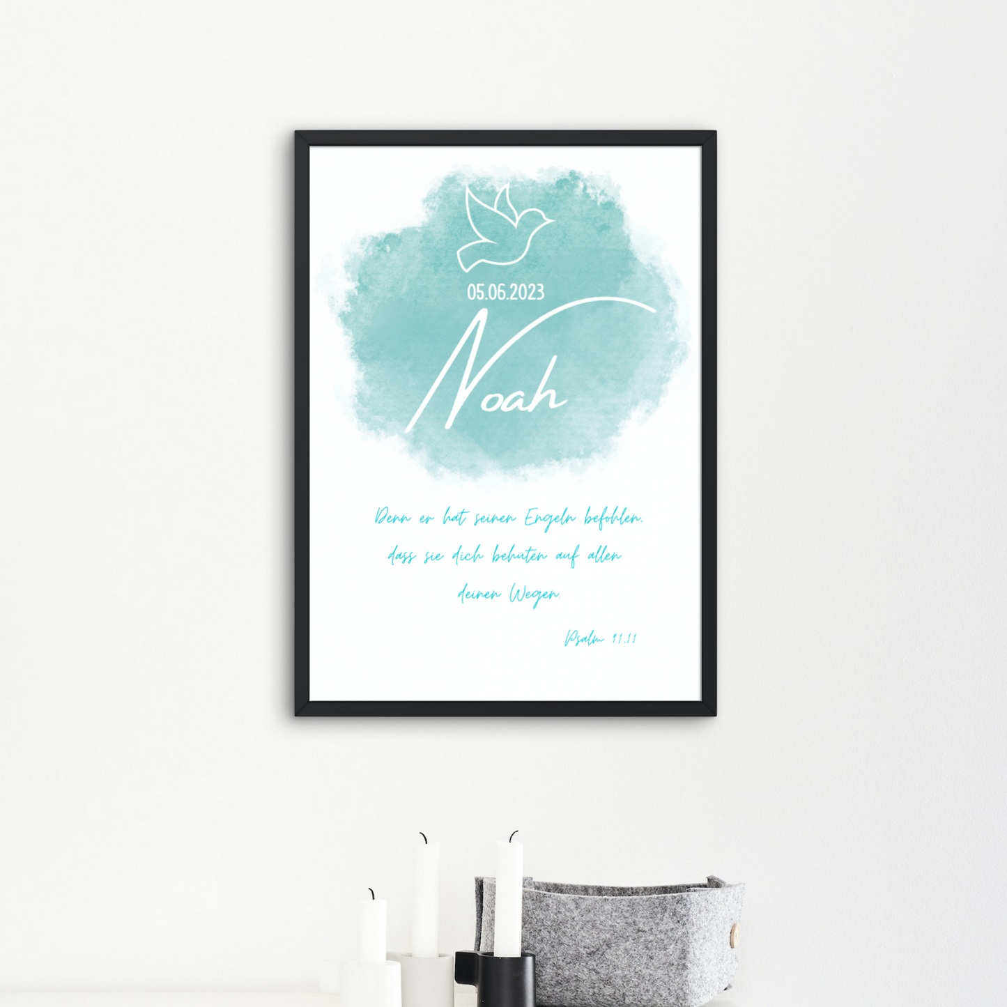 Geschenkidee Taufe, Kommunion, Konfirmation personalisiert Geschenk