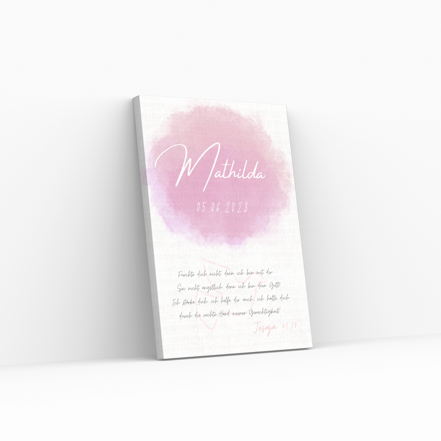 Geschenkidee Taufe, Kommunion, Konfirmation personalisiert Geschenk