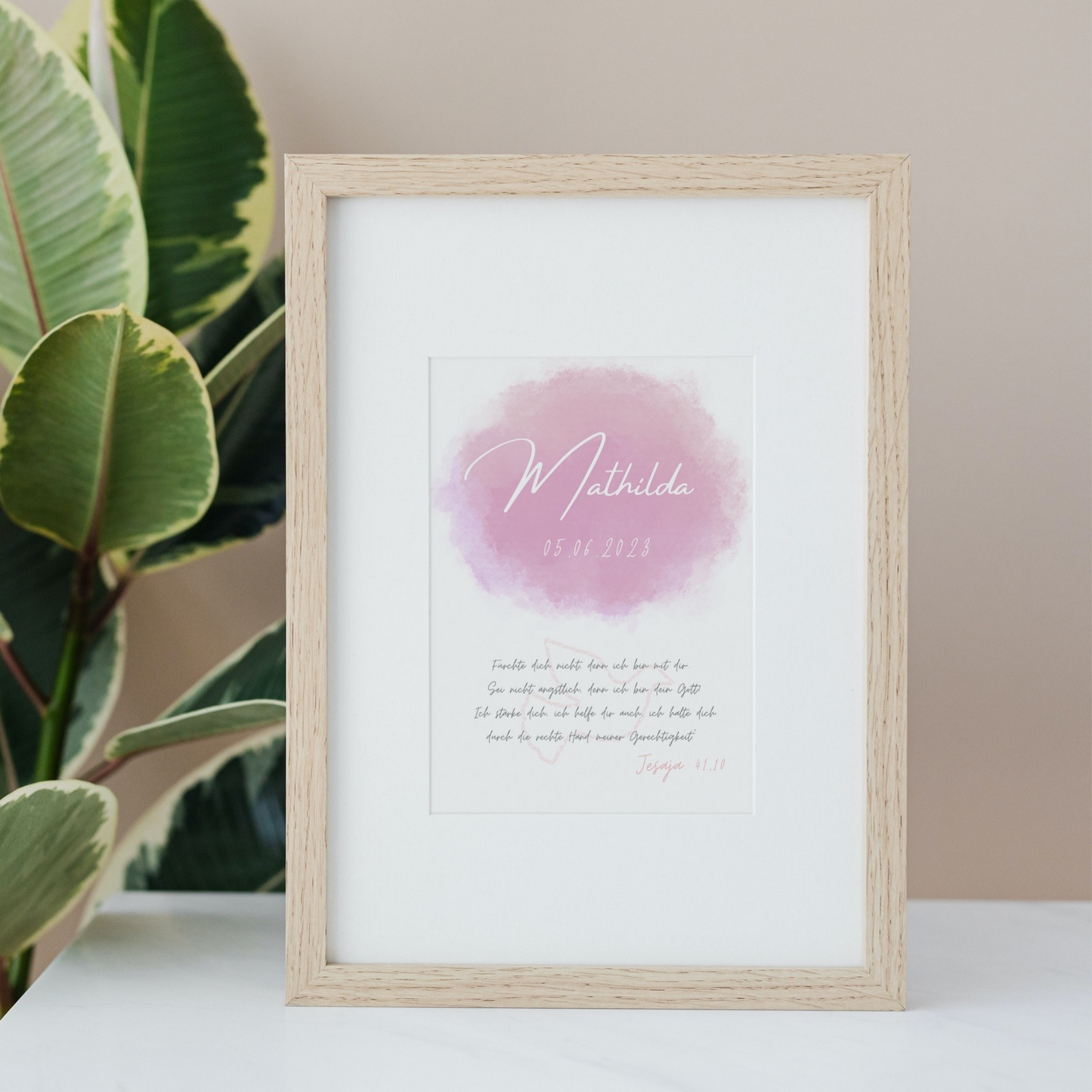 Geschenkidee Taufe, Kommunion, Konfirmation personalisiert Geschenk