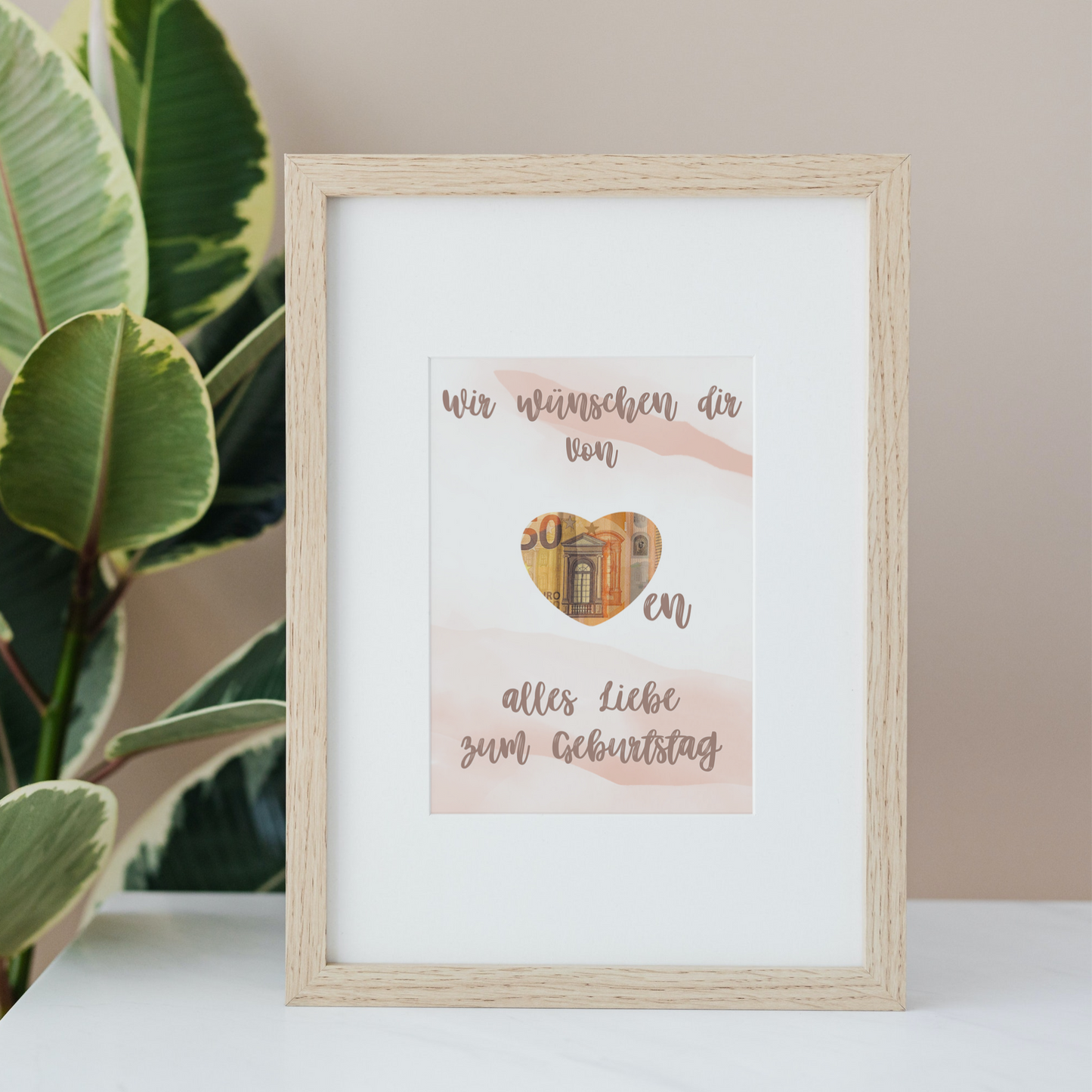 Geschenkidee zum Geburtstag von Herzen