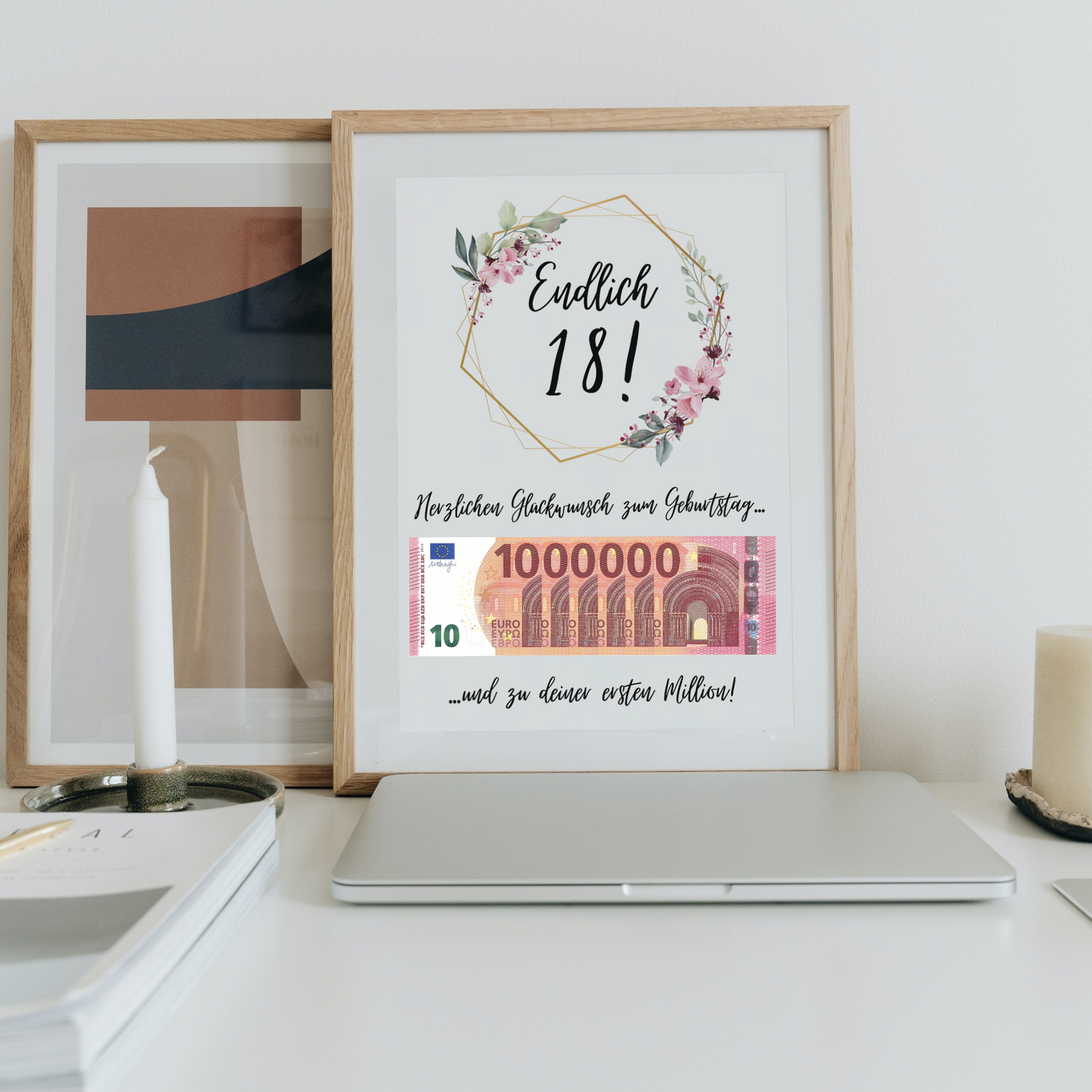 Geschenkidee 18. Geburtstag Erste Million zum Downloaden