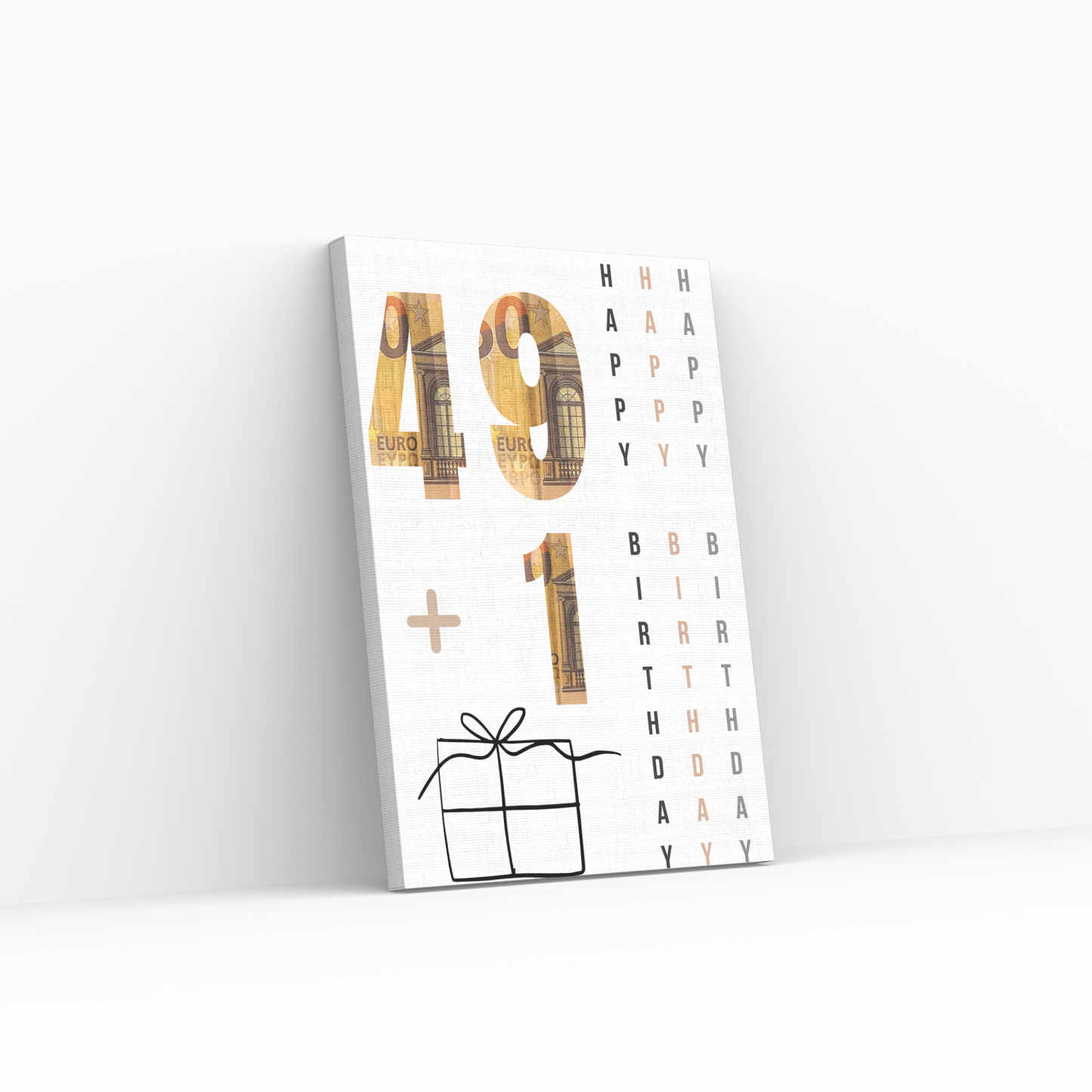 Geschenkidee Geldgeschenk 50. Geburtstag zum Downloaden