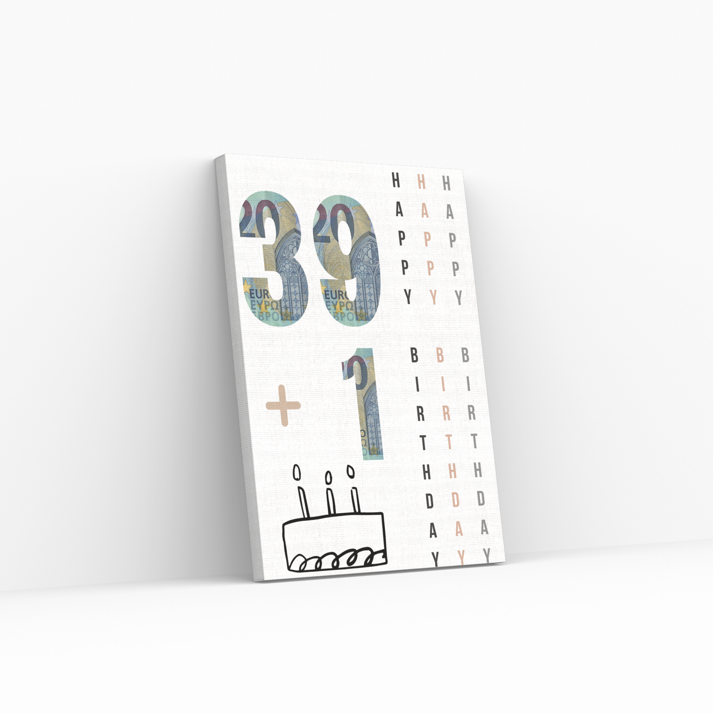 Geschenkidee 40. Geburtstag 39 plus 1 zum Downloaden