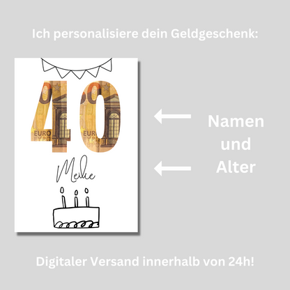 Geschenkidee Geburtstag personalisiert 20 30 40 50 60 70 80 Geschenk