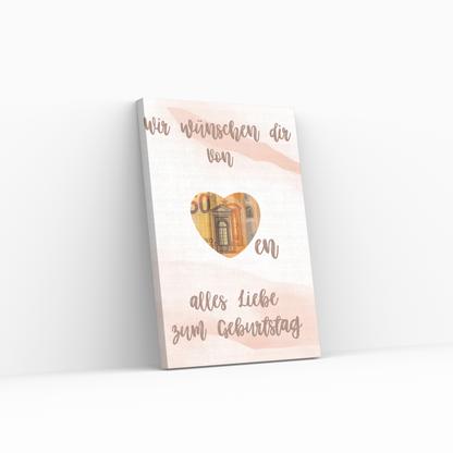 Geschenkidee zum Geburtstag von Herzen
