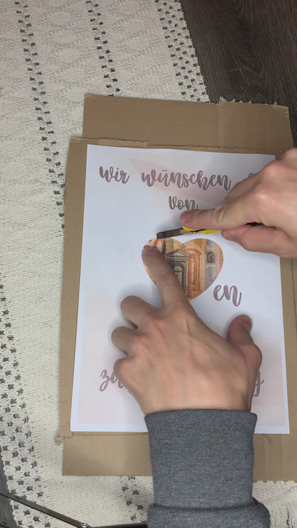 Geschenkidee zum Geburtstag von Herzen